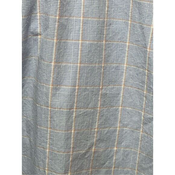 Michael Kors Mens XXL 2XL Button Down Shirt Slim Fit Plaid Pattern Long Sleeve - Picture 7 of 10